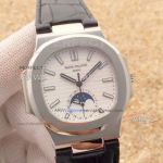 Perfect Replica Patek Philippe Nautilus Moonphase Stainless Steel Watch 40mm
